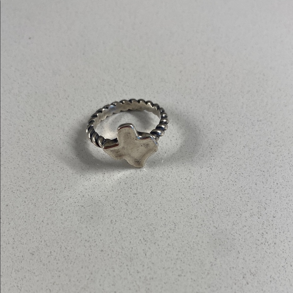 Silver Cross Ring - image 1
